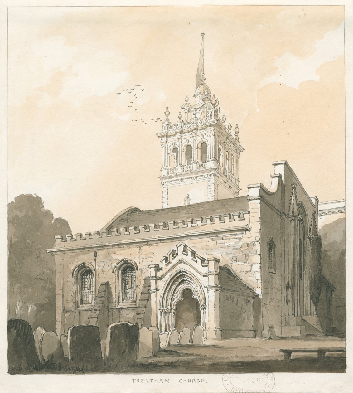 Trentham Kirche von Thomas Peploe Wood