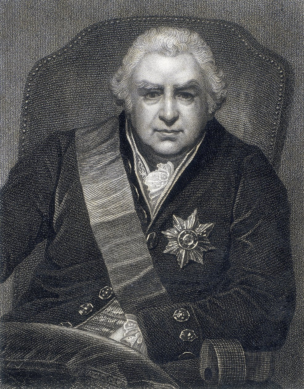 Joseph Banks, Präsident der Royal Society, Botaniker von Thomas Philips