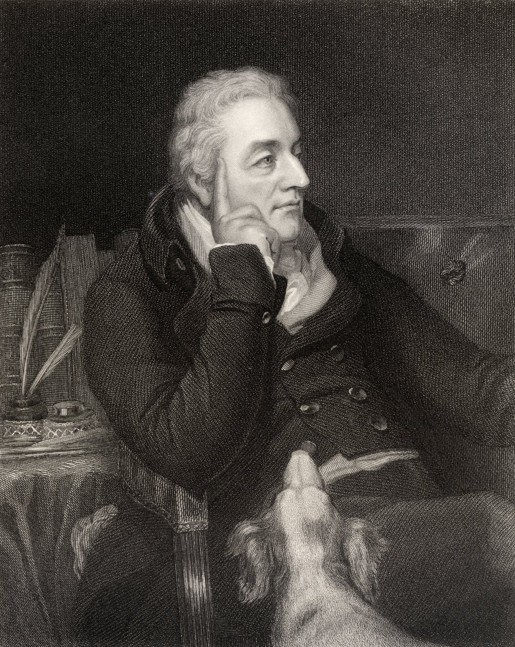 George Wyndham, 3. Earl of Egremont, graviert von H.R. Cook (fl.1813-1847), aus 
