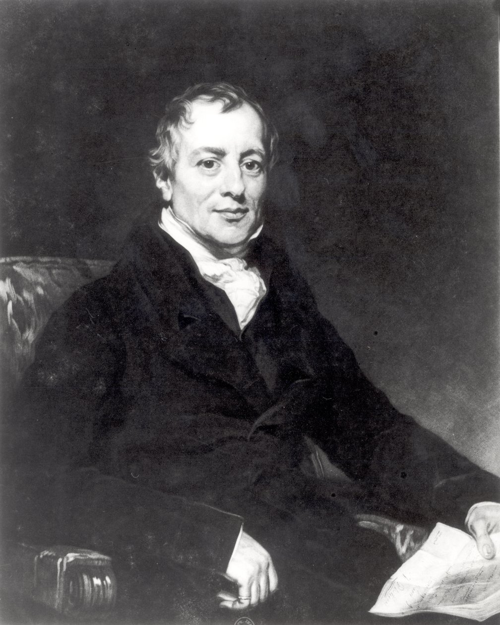 Porträt von David Ricardo (1772-1823) graviert von Thomas Hodgetts von Thomas Phillips