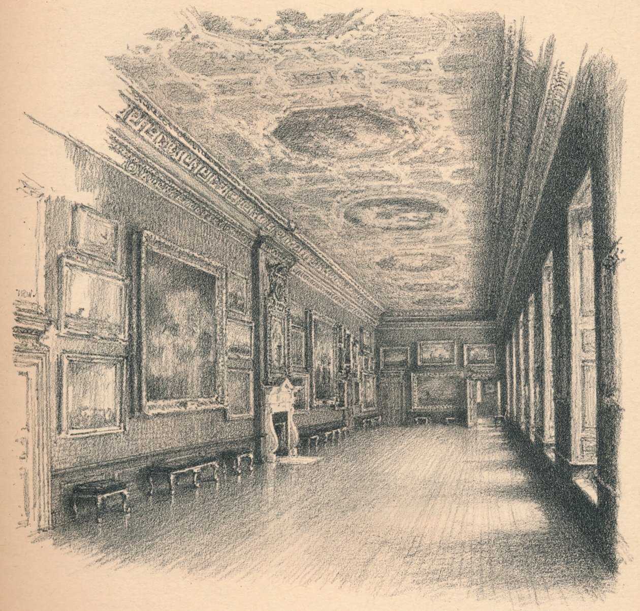 Die Königsgalerie, Kensington Palace von Thomas Robert Way