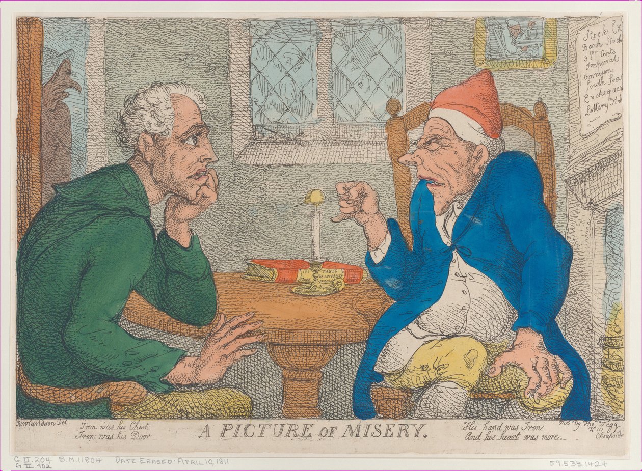 Ein Bild des Elends von Thomas Rowlandson