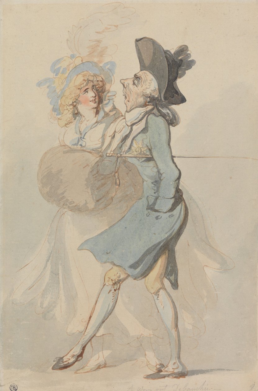 Ein ausgelaugter Lebemann von Thomas Rowlandson