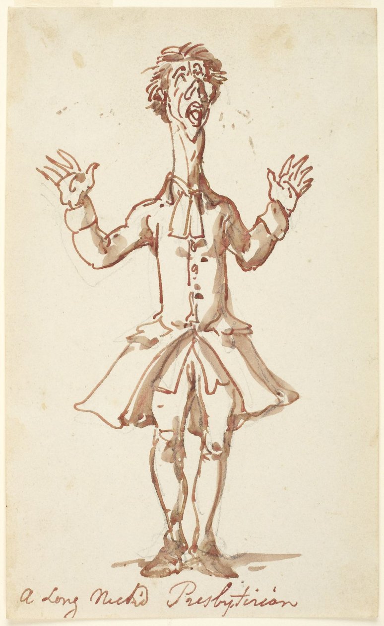 Ein langhalsiger Presbyterianer von Thomas Rowlandson