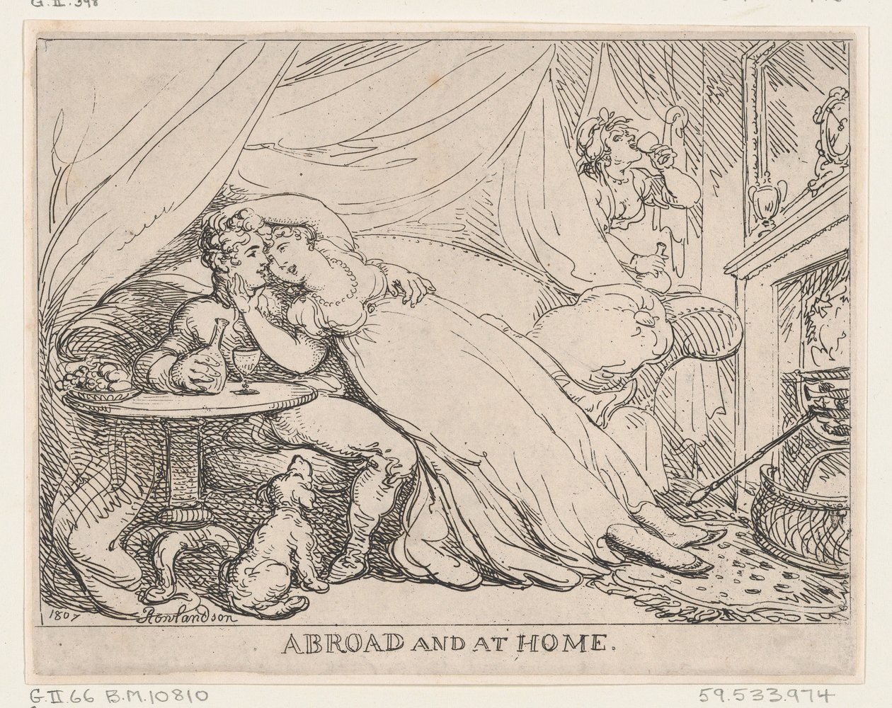 Im Ausland und Zuhause von Thomas Rowlandson