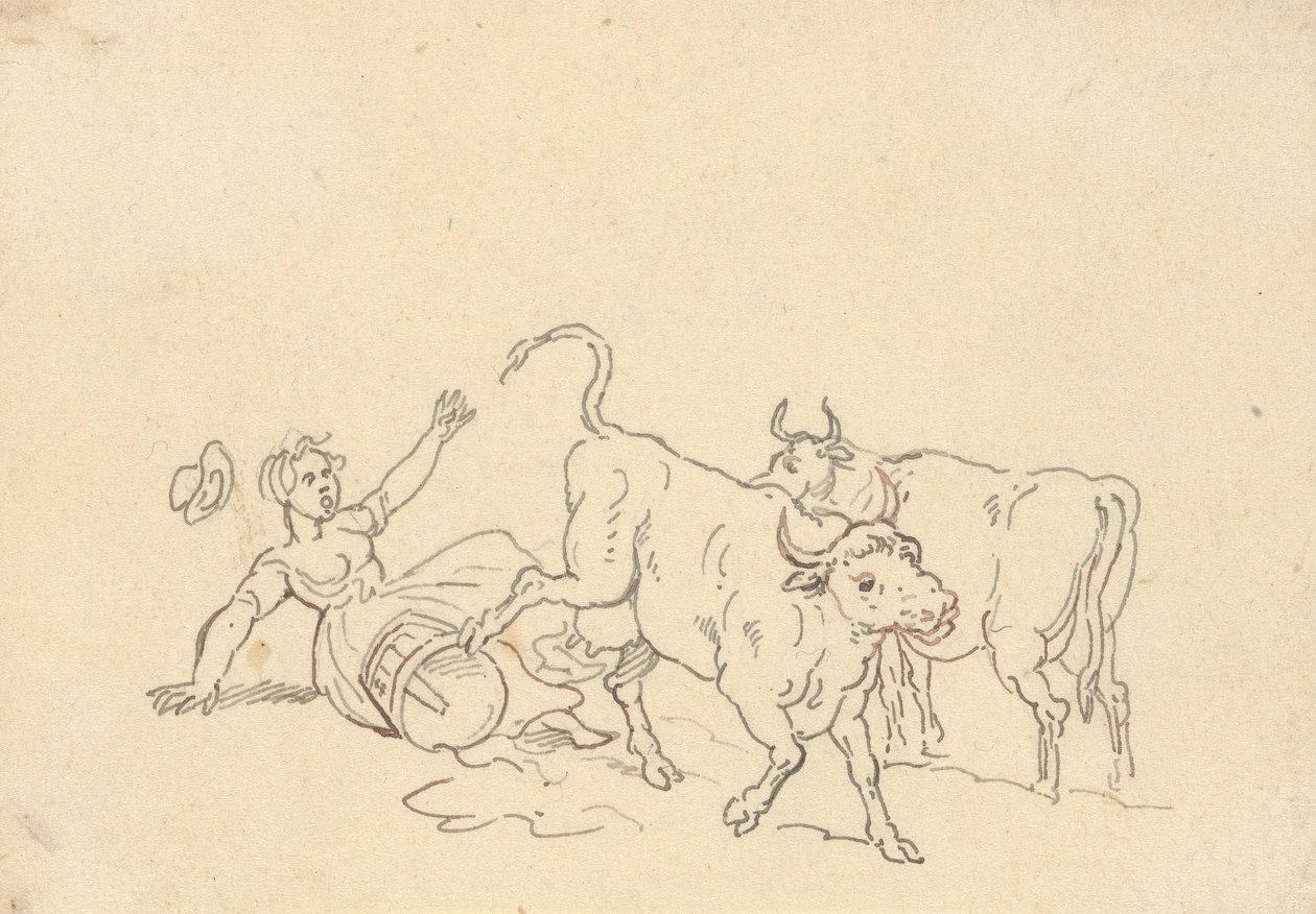 Albumzeichnung von Thomas Rowlandson