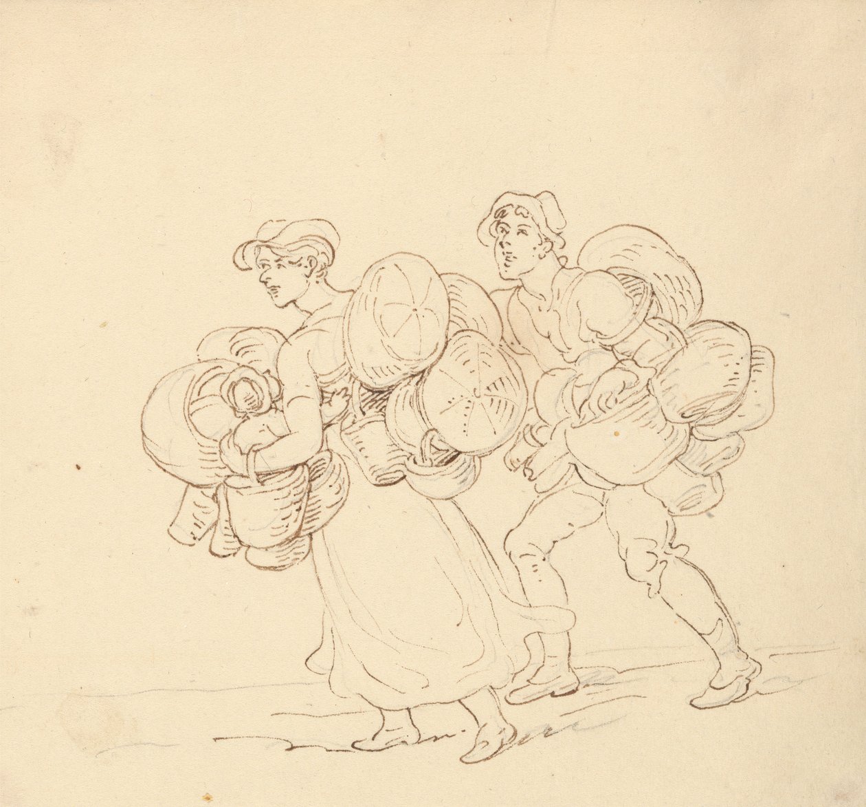 Albumzeichnung von Thomas Rowlandson