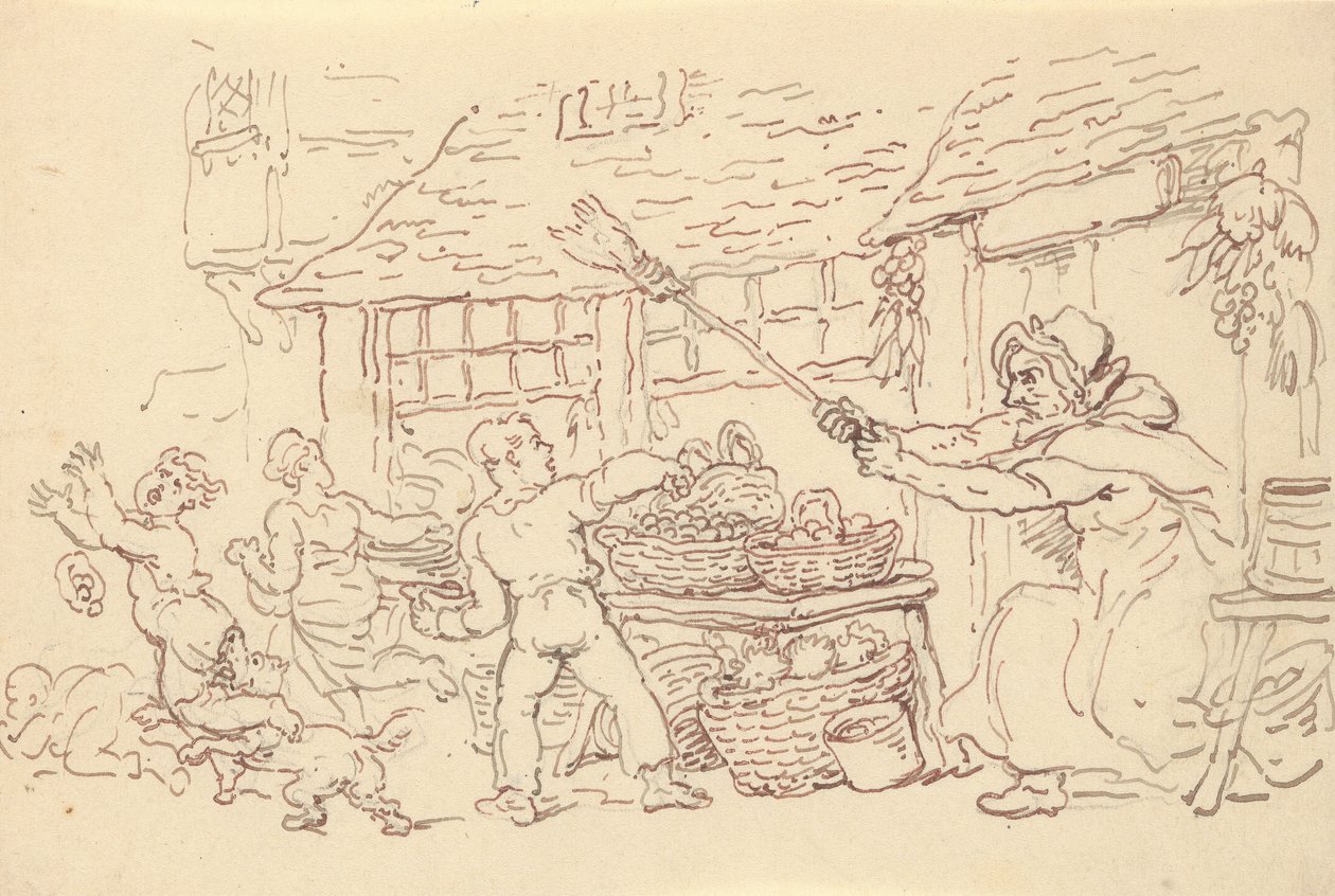Albumzeichnung von Thomas Rowlandson