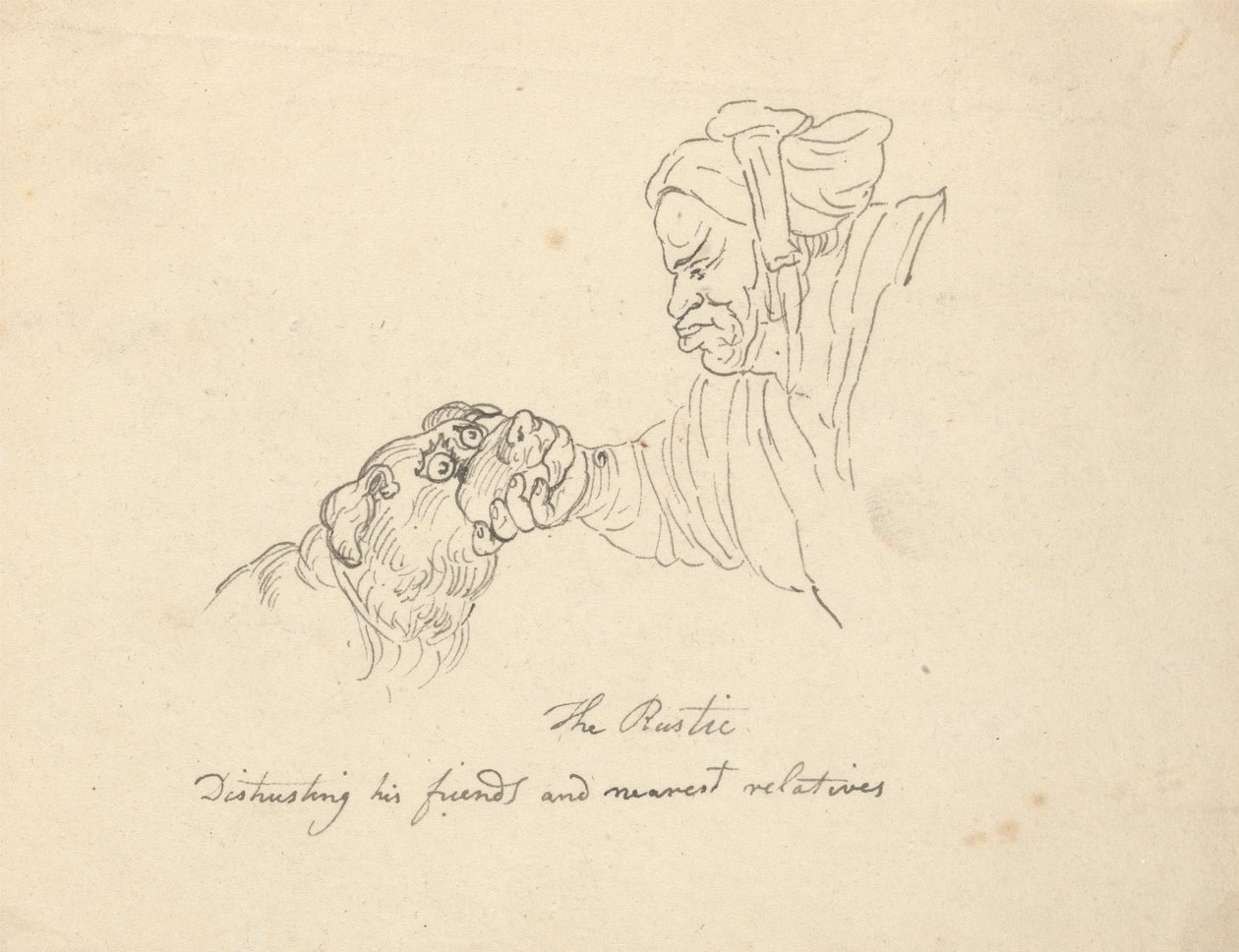 Albumzeichnung von Thomas Rowlandson