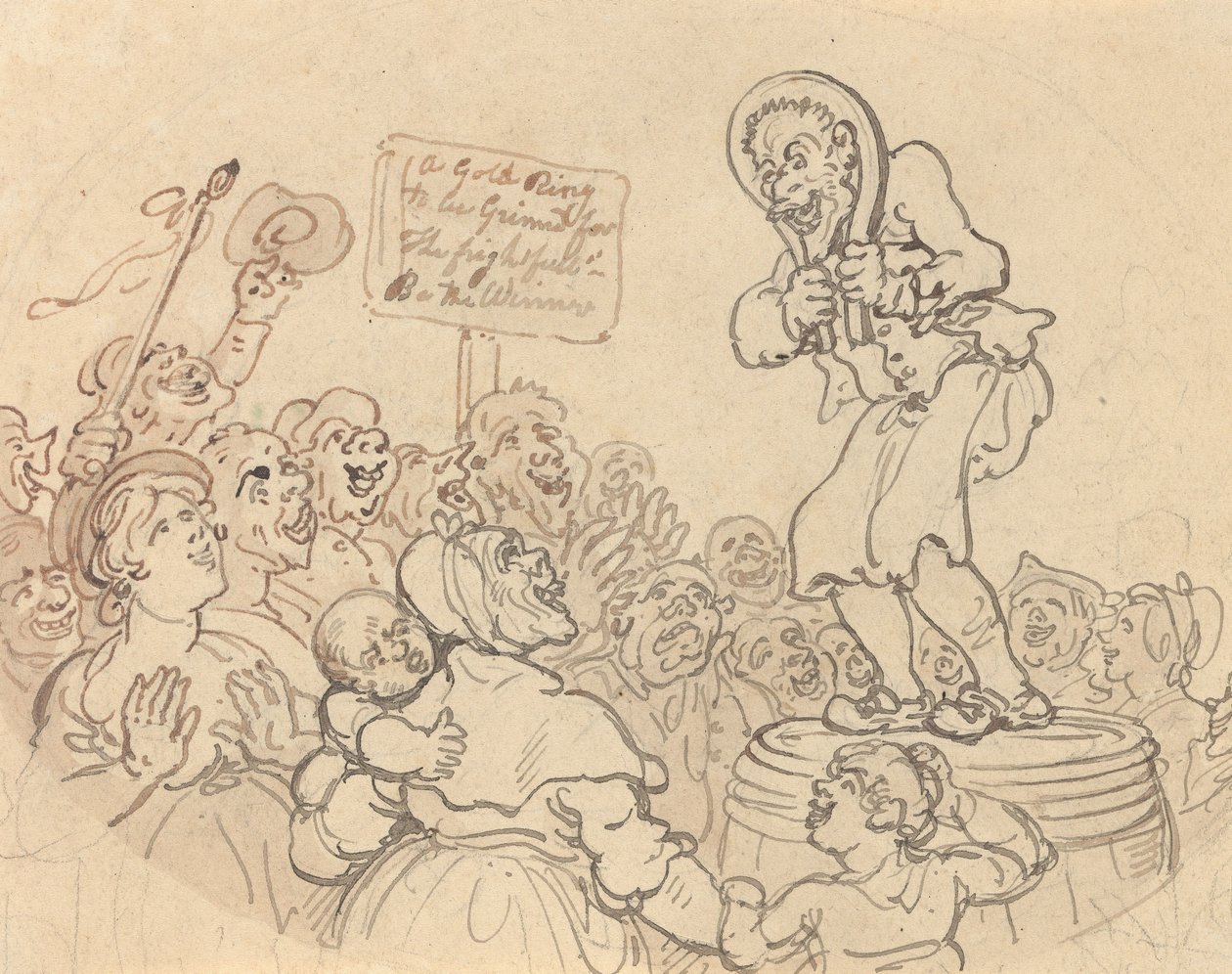 Albumzeichnung von Thomas Rowlandson