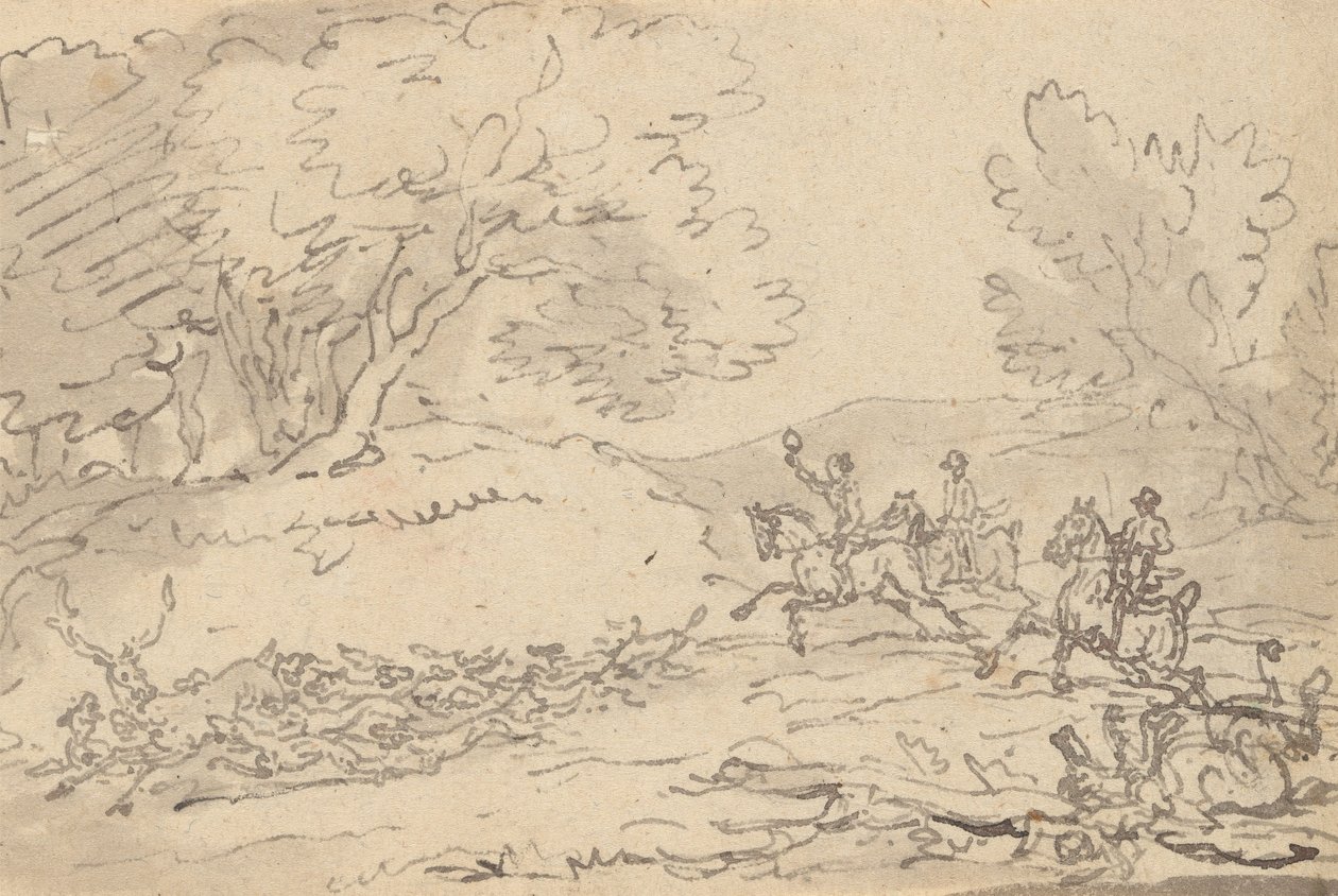 Albumzeichnung von Thomas Rowlandson