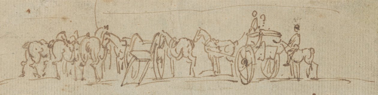 Albumzeichnung von Thomas Rowlandson