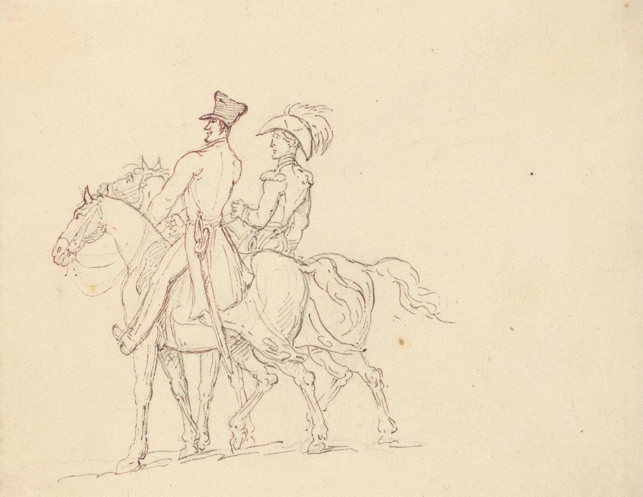 Albumzeichnung von Thomas Rowlandson