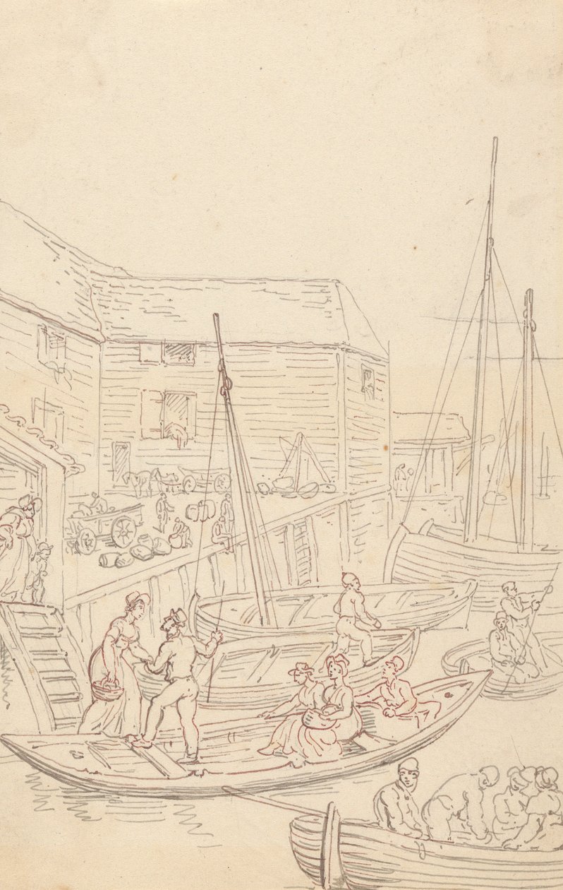 Albumzeichnung von Thomas Rowlandson