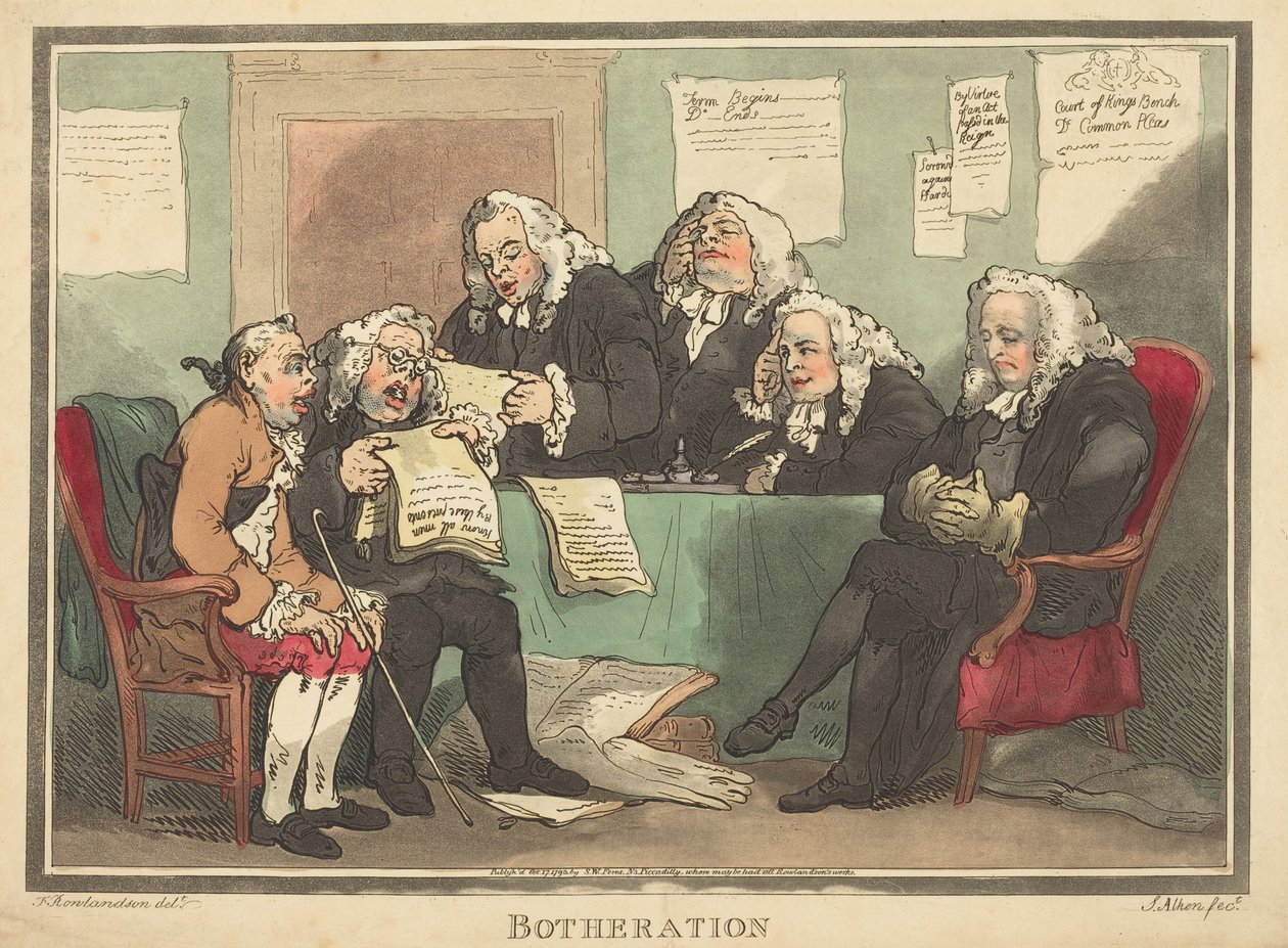 Ärgernis von Thomas Rowlandson