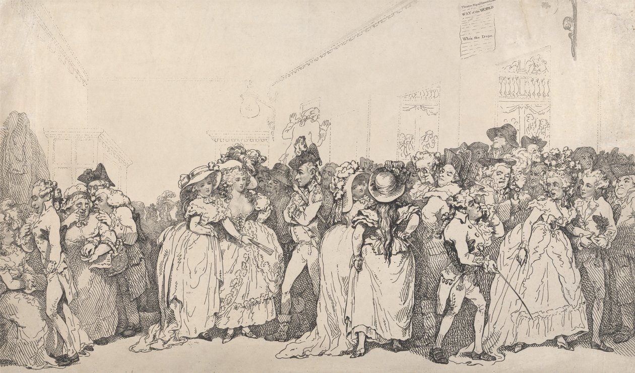 Box Lobby Loungers von Thomas Rowlandson