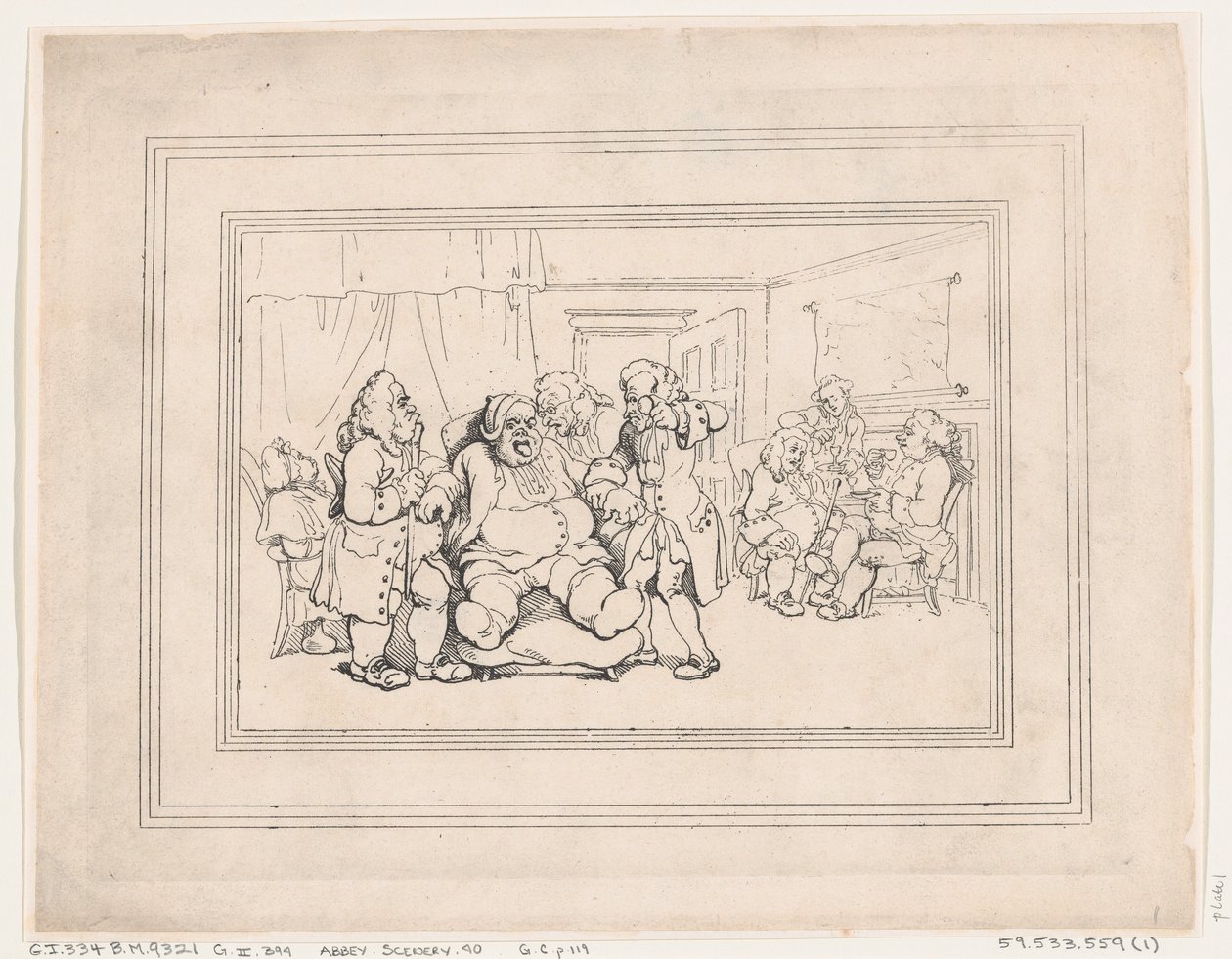 Komfort von Bath, Platte 1, 6. Januar 1798 von Thomas Rowlandson