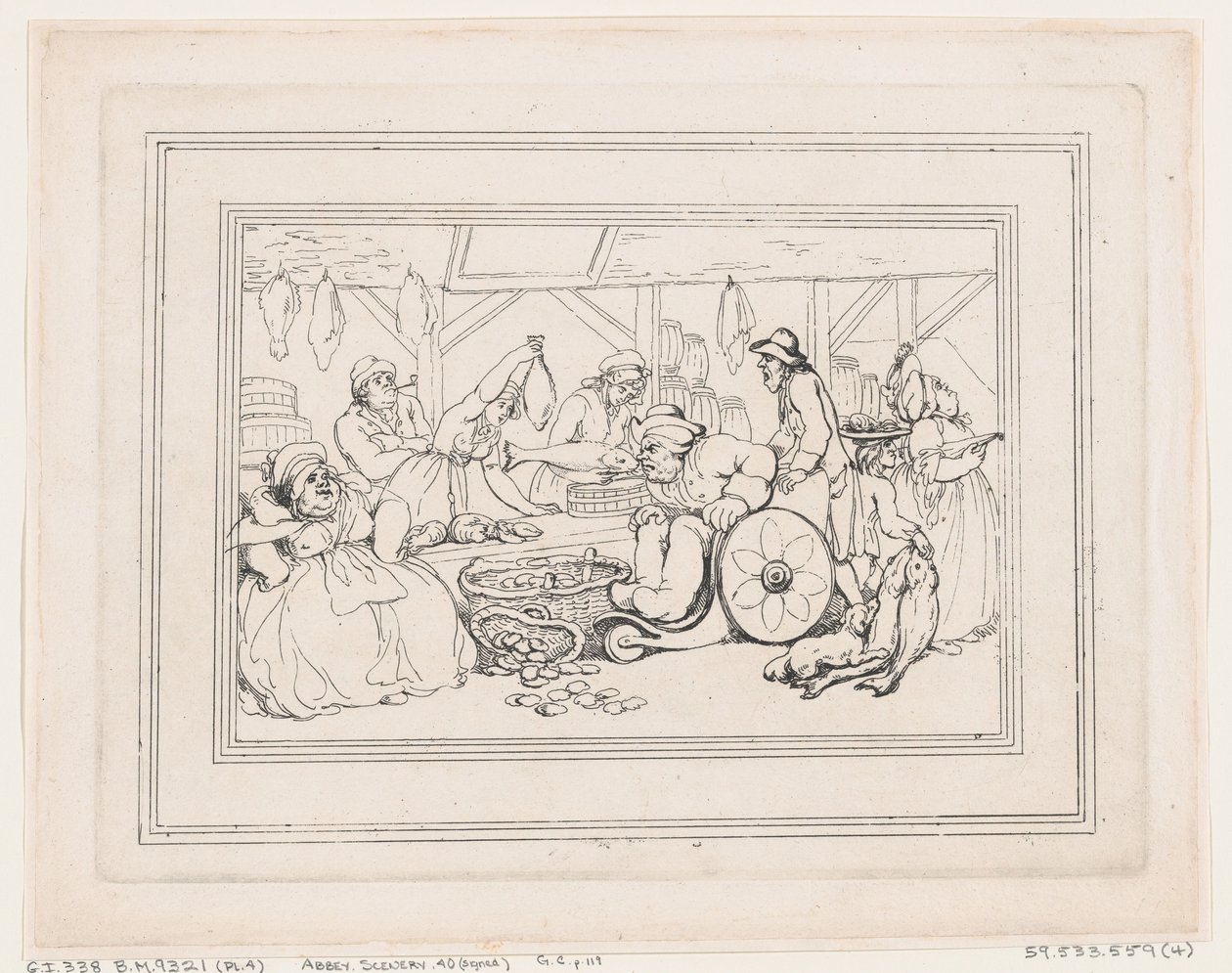 Annehmlichkeiten von Bath, Platte 4 von Thomas Rowlandson