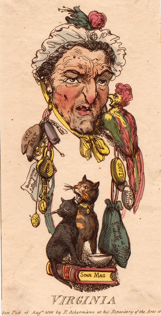 Köpfe: Virginia von Thomas Rowlandson