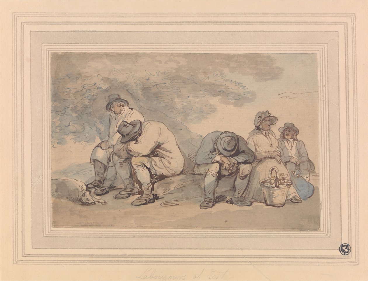 Arbeiter bei der Rast von Thomas Rowlandson