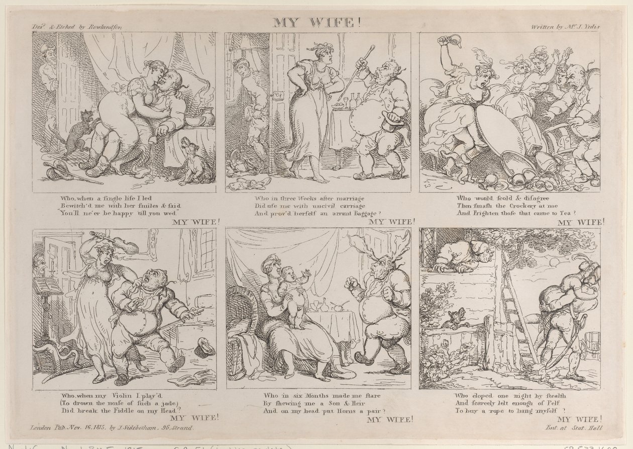 Meine Frau! von Thomas Rowlandson