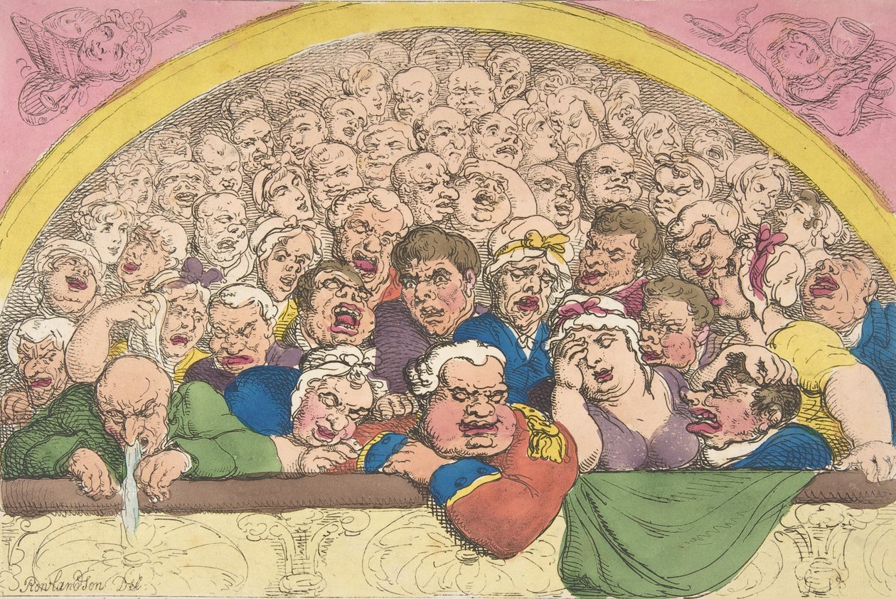 Taubenloch. Ein Klostergarten-Trick, um die Götter einzusperren, 20. Februar 1811 von Thomas Rowlandson
