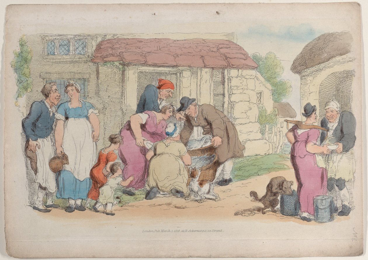 Platte 2, aus World in Miniature, 1816 von Thomas Rowlandson