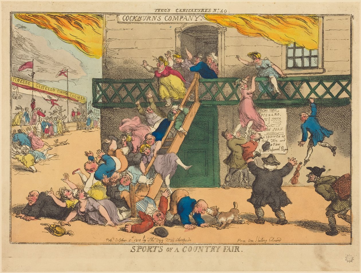 Sport eines Jahrmarkts von Thomas Rowlandson