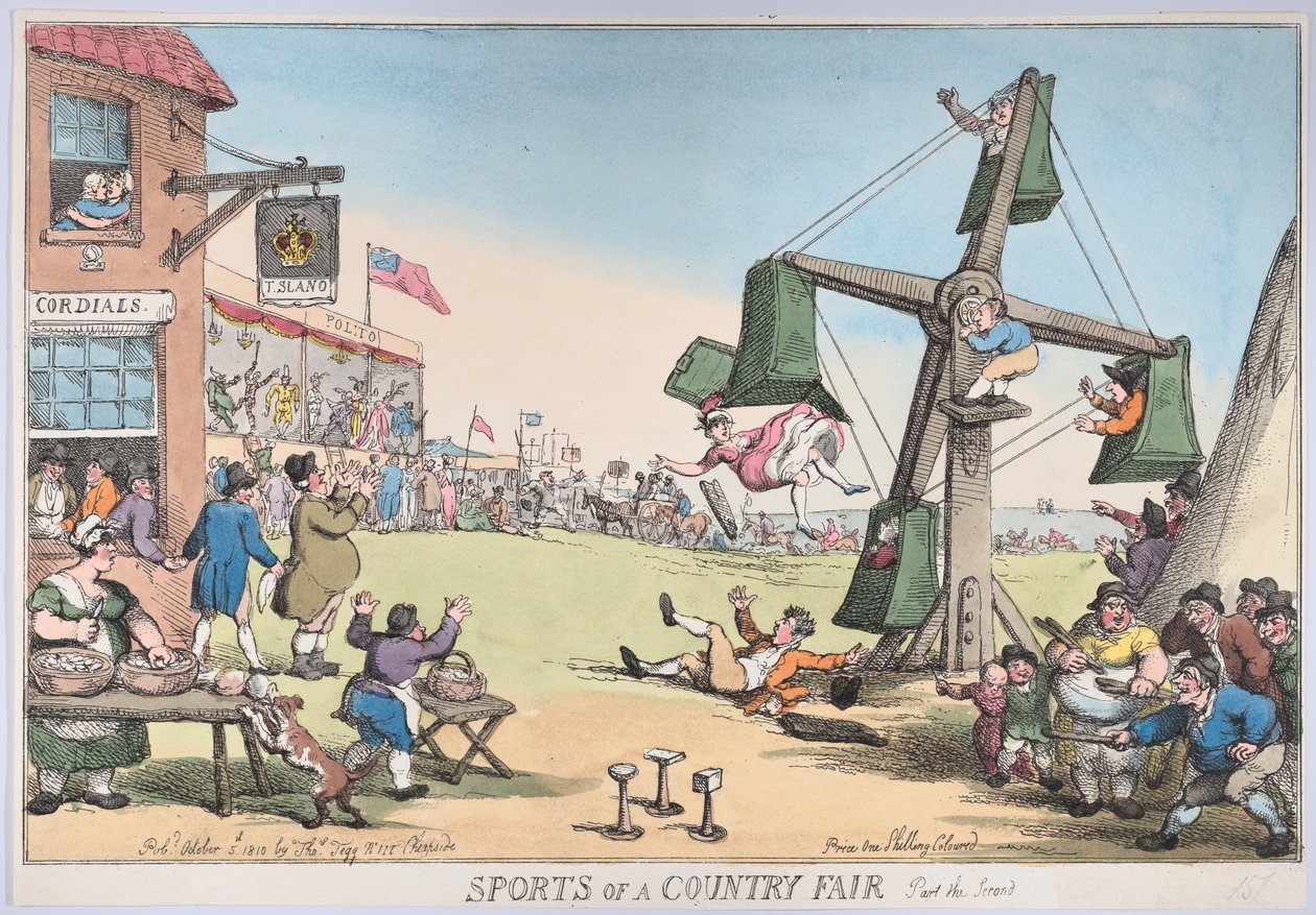 Sport eines Jahrmarkts, Teil der Zweite, 5. Oktober 1810 von Thomas Rowlandson