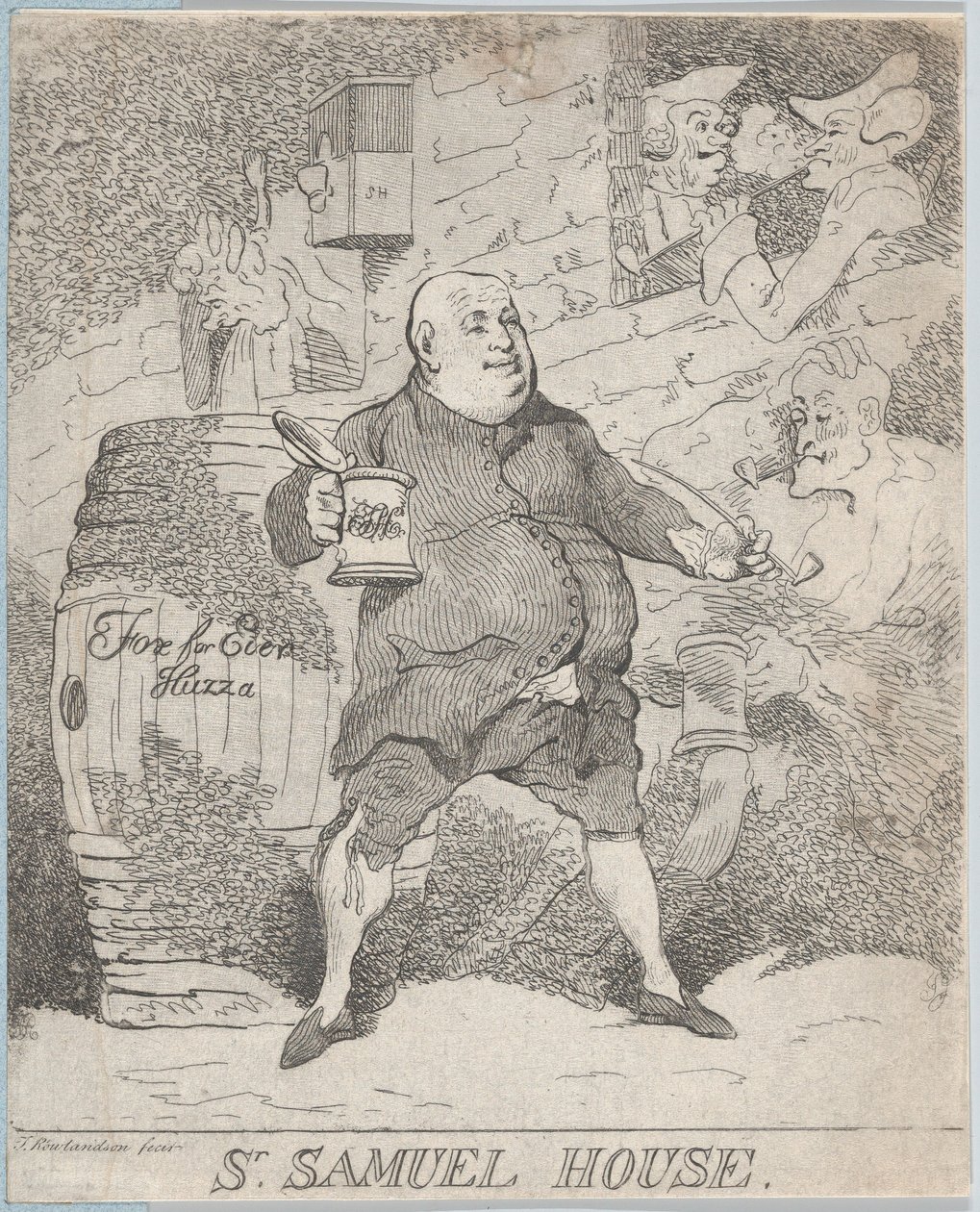 Sr. Samuel House, [1780] neu aufgelegt 1786-91 von Thomas Rowlandson