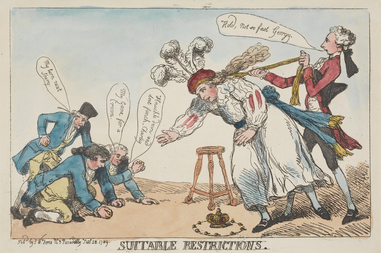 Geeignete Einschränkungen von Thomas Rowlandson