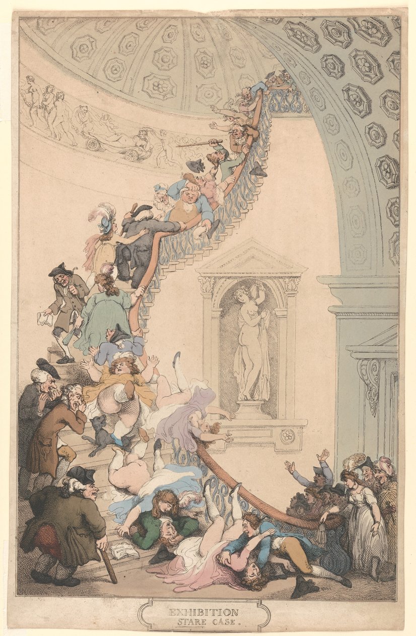 Die Ausstellung "Stare-Case" von Thomas Rowlandson
