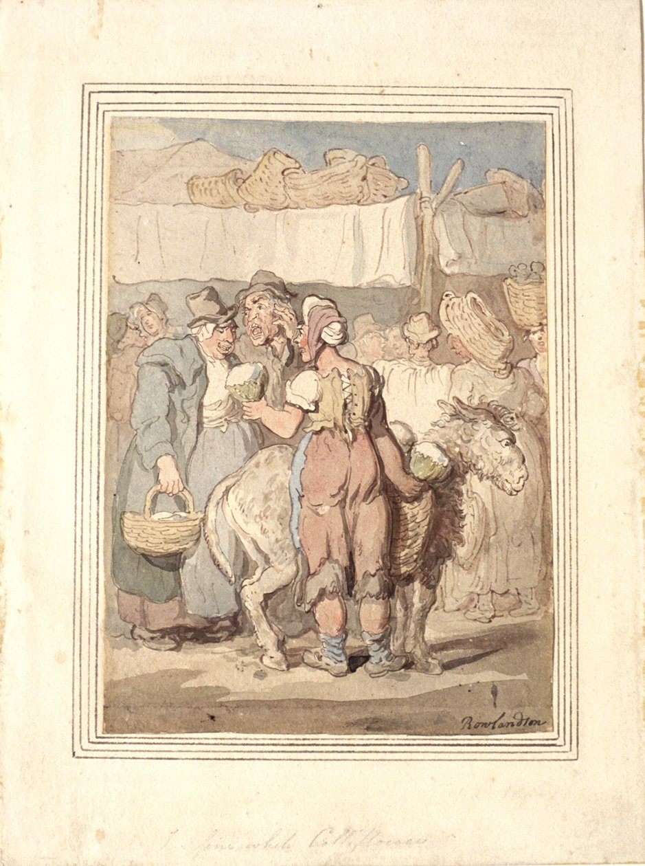 Der feine weiße Blumenkohl von Thomas Rowlandson