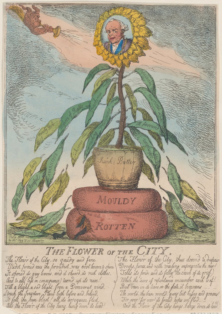 Die Blume der Stadt von Thomas Rowlandson