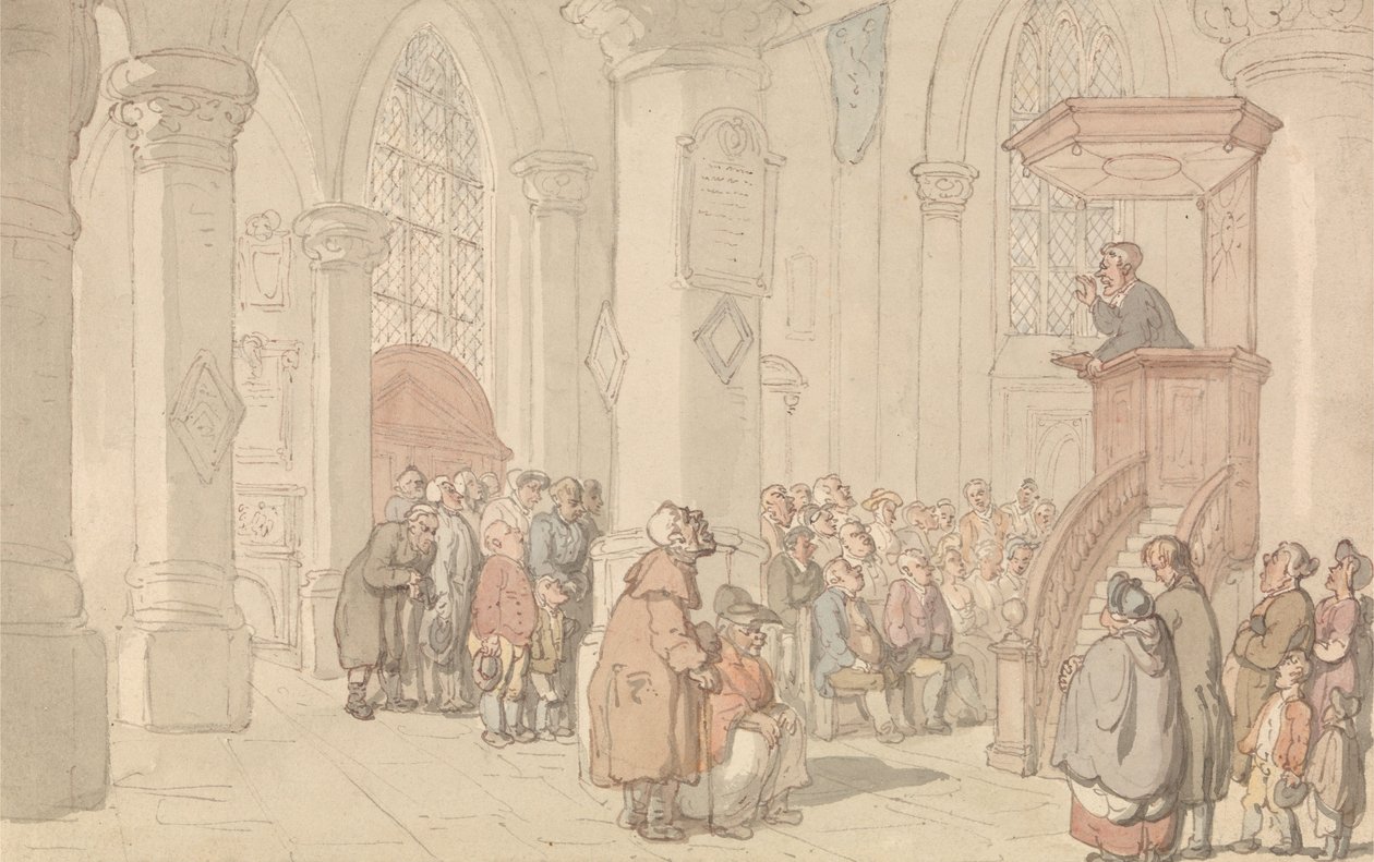 Der Prediger von Thomas Rowlandson
