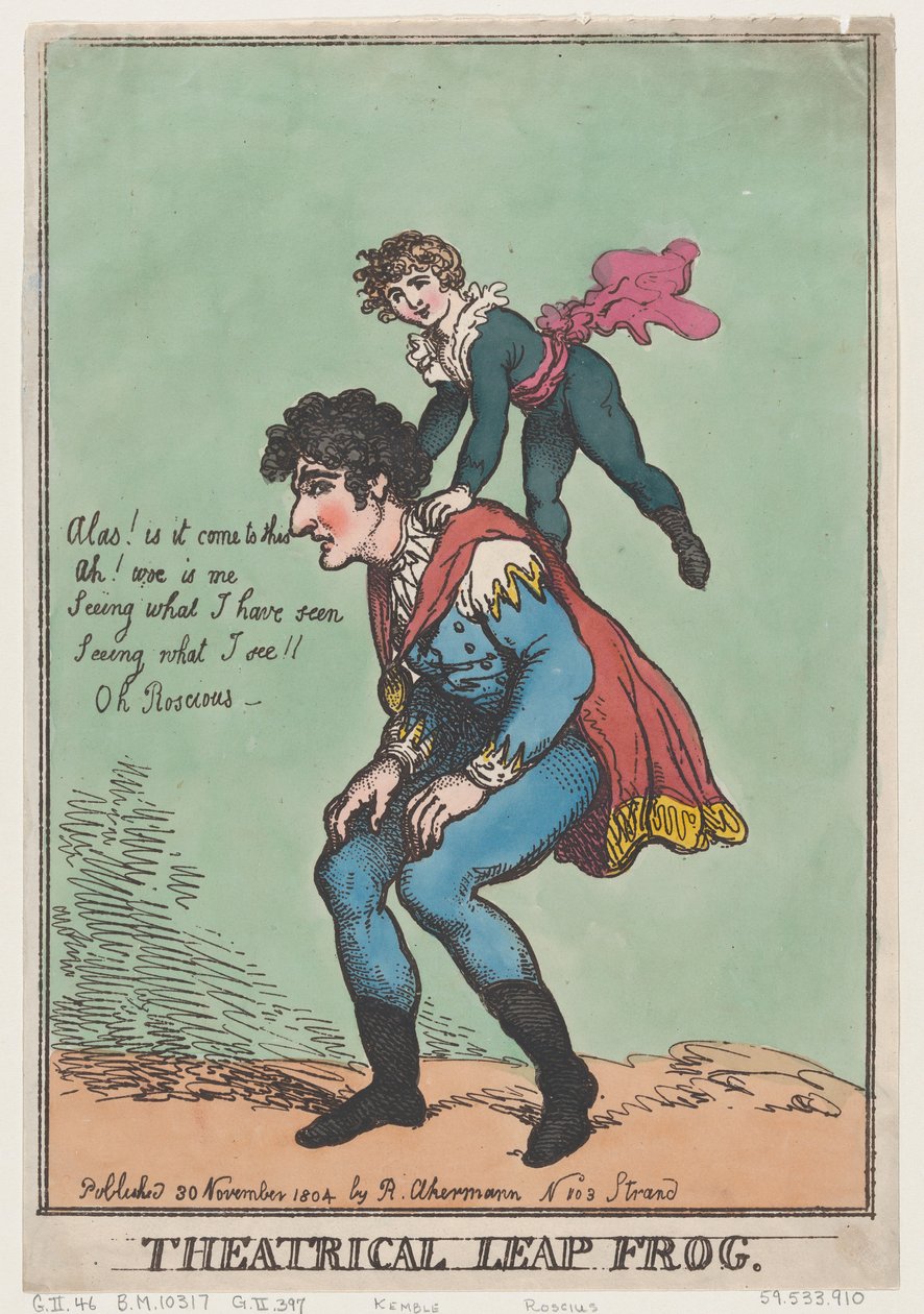 Theatralischer Bocksprung von Thomas Rowlandson