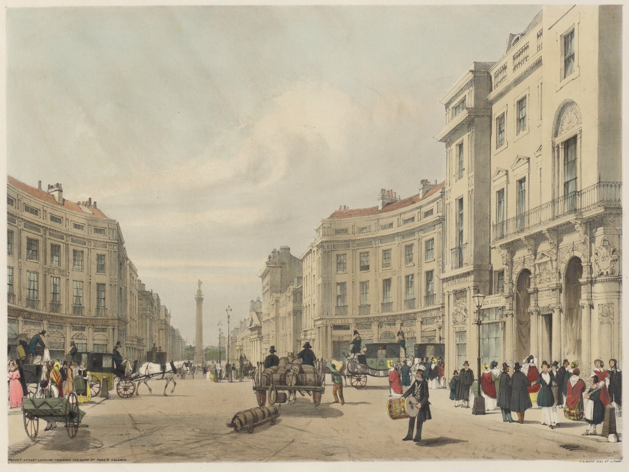 London wie es ist: Regent Street, Blick auf die Duke of York
