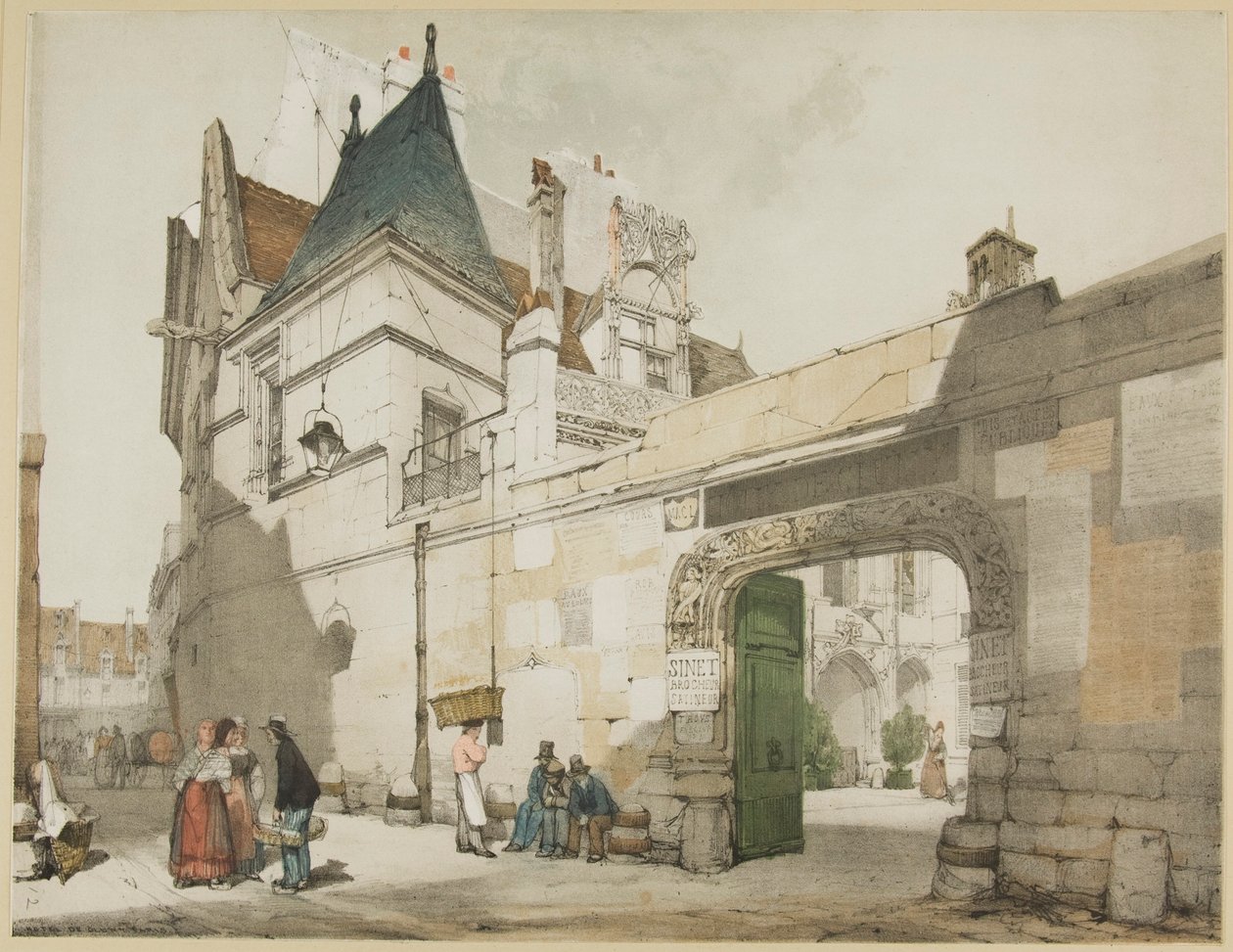 Malerische Architektur in Paris, Gent, Antwerpen, Touen usw. von Thomas Shotter Boys