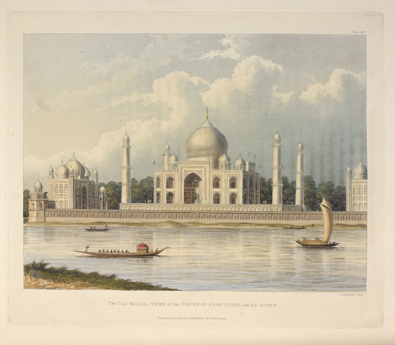 Das Taj Mahal, Grab des Kaisers Shah Jehan, Illustration aus 