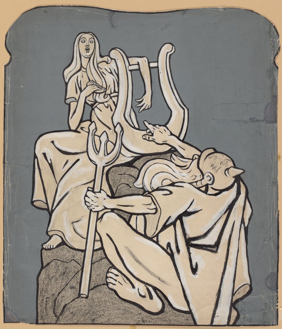 Zu Heinrich Heines hundertstem Geburtstag – Modell eines Heine-Denkmals; Simplicissimus IV/38, 1899 von Thomas Theodor Heine
