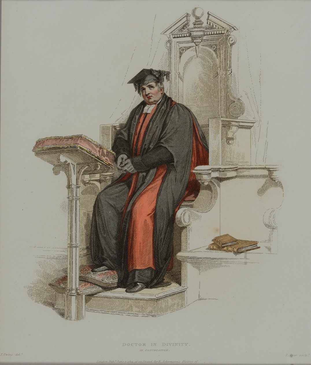 Doktor der Theologie, graviert von J. Agar, veröffentlicht in R. Ackermann