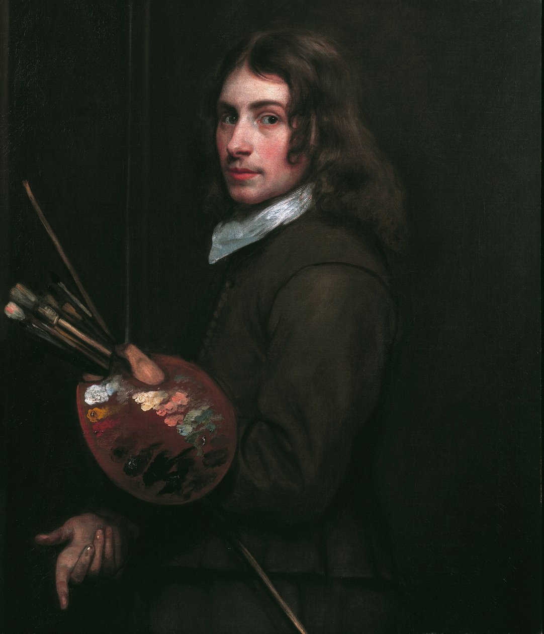 Selbstporträt von Thomas Willeboirts Bosschaert (?-1654) von Thomas Willeboirts Bosschaert