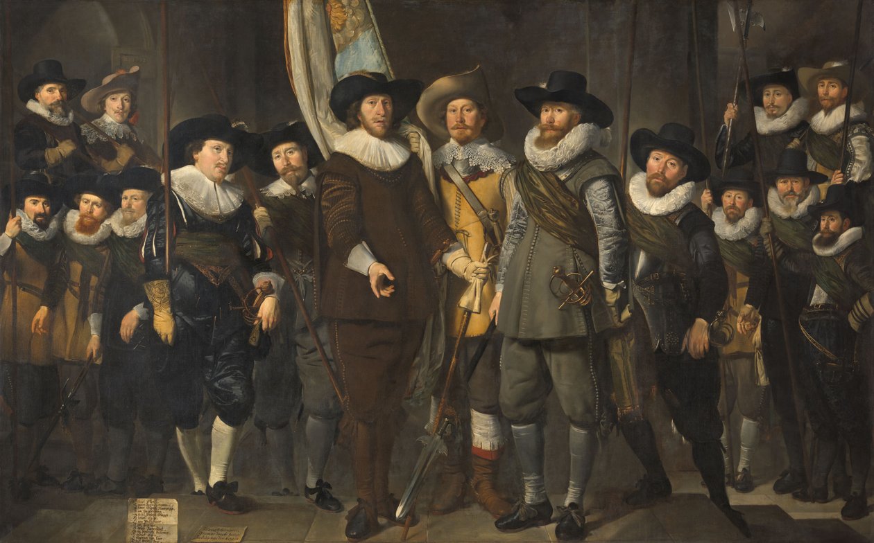 Offiziere und andere Bürgerwehrmänner des III. Bezirks von Amsterdam von Thomas de Keyser