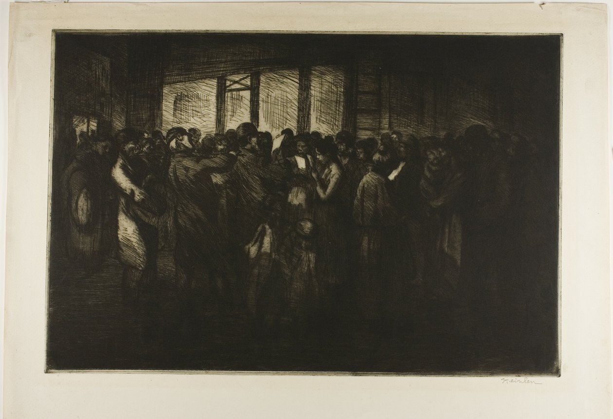 Straßensänger von Théophile Alexandre Pierre Steinlen