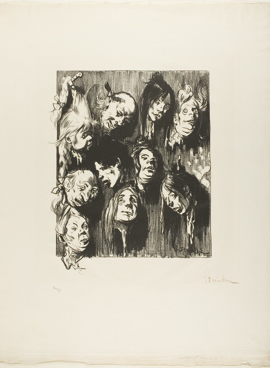 Zehn Morde für einen Penny von Théophile Alexandre Pierre Steinlen