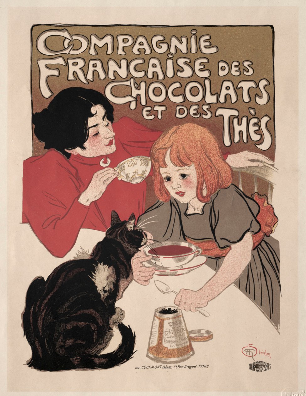 Compagnie Française des Chocolats et des Thés von Théophile Alexandre Steinlen
