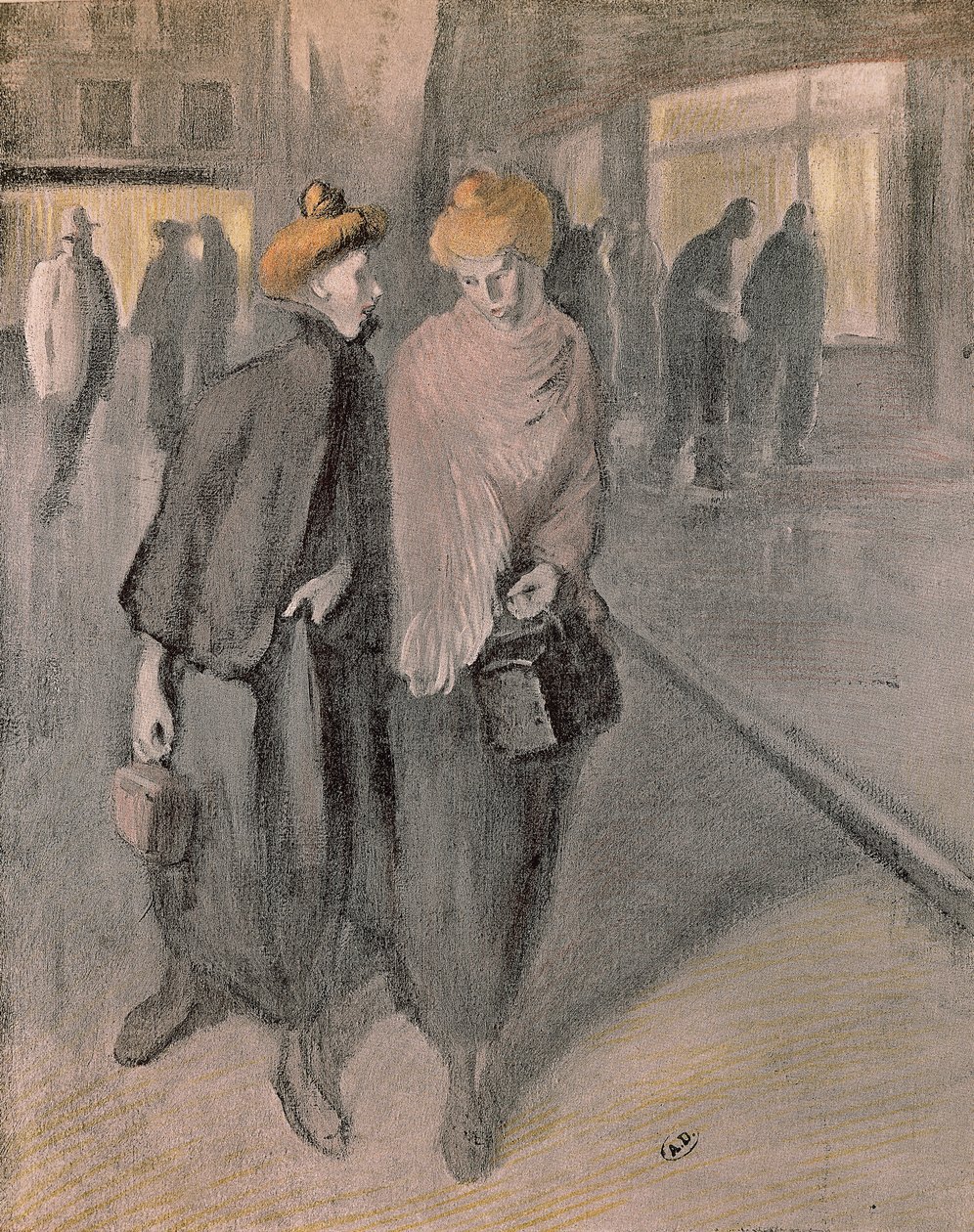 Arbeitende Frauen, um 1900 von Théophile Alexandre Steinlen