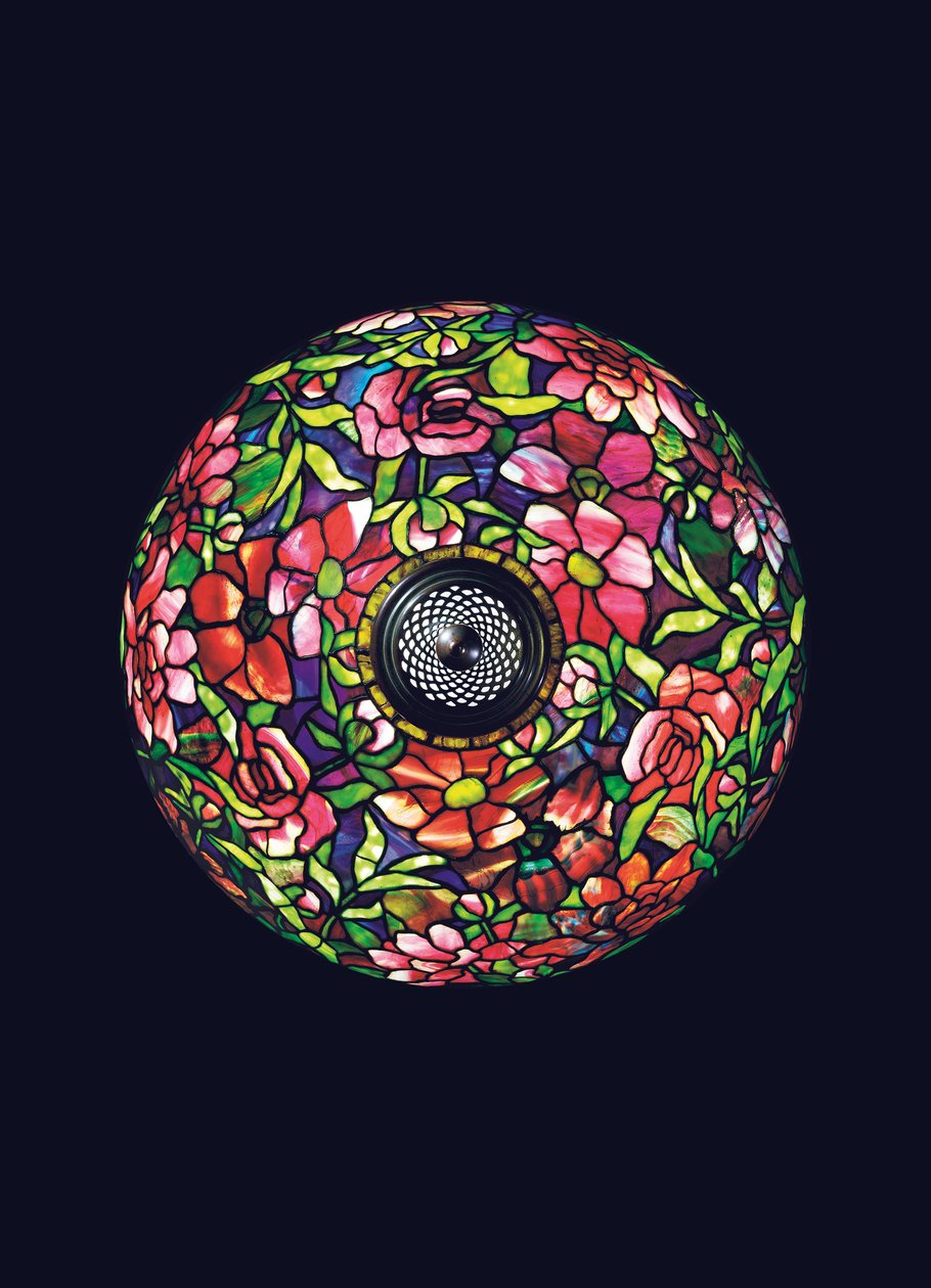 Pfingstrosen-Stehlampe, ca. 1910 von Tiffany and Company