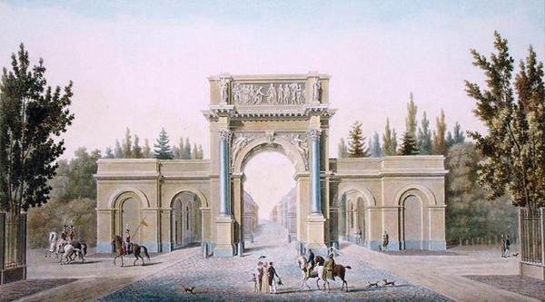Porte de Guillaume, Brüssel, aus 