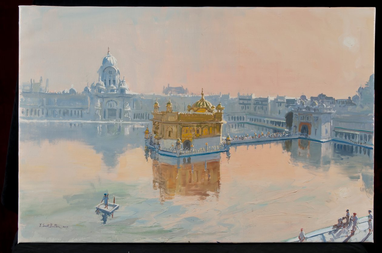 Goldener Tempel, Amritsar, 2013 von Tim Scott Bolton